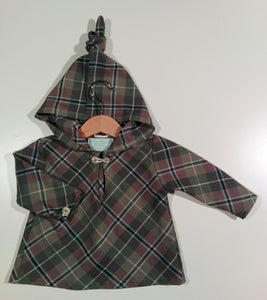 Shirt in flanel with patches on the sleeve