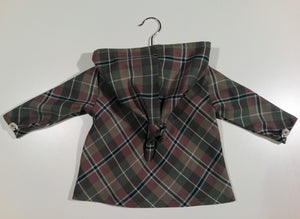 Shirt in flanel with patches on the sleeve