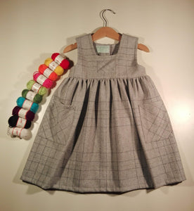 Dress without sleeve in Wool