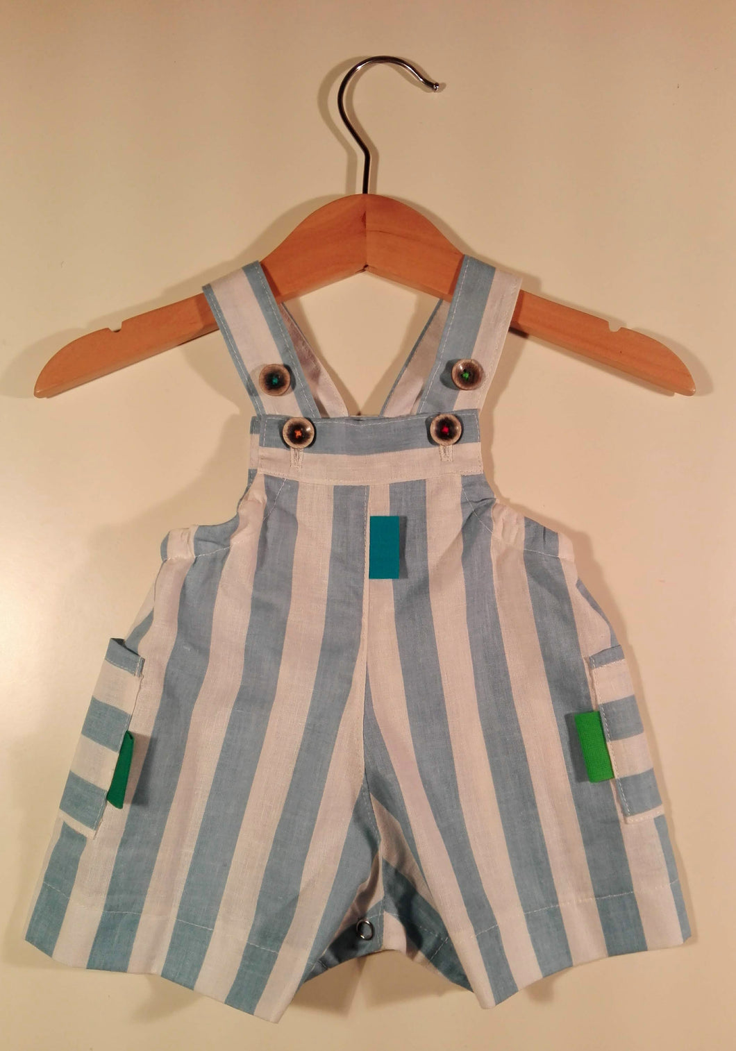 Short Dungaree in cotton Lazio